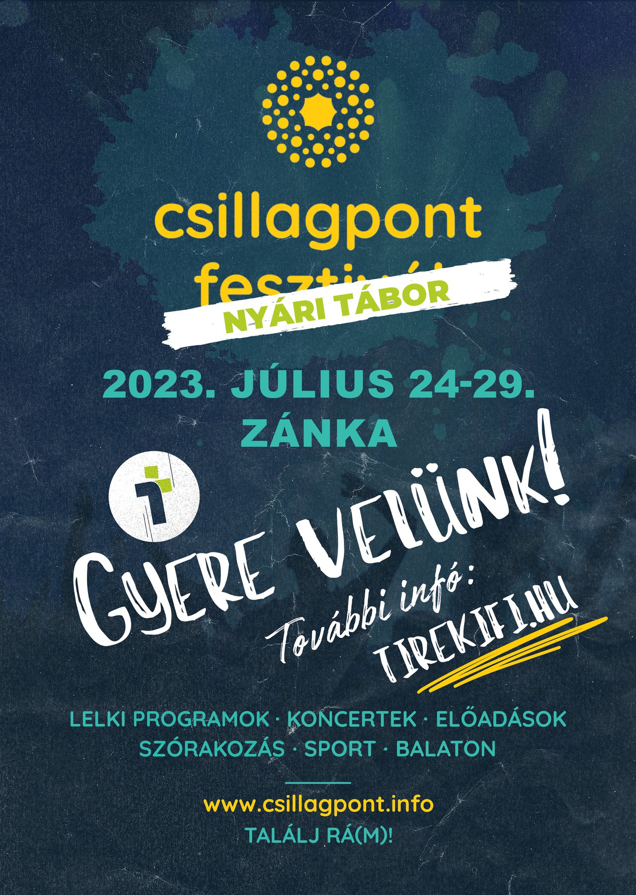 Csillagpont_gyere_velunk_plakat